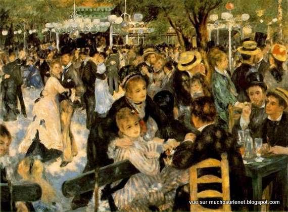  Bal du Moulin de la Galette par Pierre-Auguste Renoir 