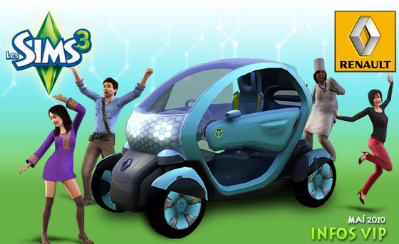 Renault Twizy Z.E. : les Sims 3 roulent déjà à l'électrique