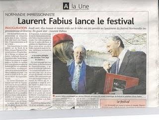 Quand la presse Normande ratiocine à propos de Laurent Fabius !