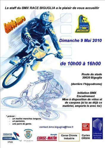 Evenement BMX Race Biguglia ce dimanche.
