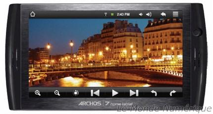 Archos 7 Home Tablet à moins de 150 euros