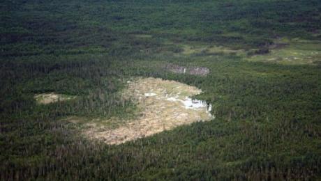 Le plus grand barrage de castors au monde découvert du Canada, vu de Google Earth - le 5 mai 2010