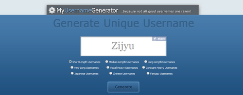 myusername Besoin didées pour un pseudo ? Ce site est fait pour vous !