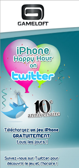 Gameloft vous offre 10 jeux…