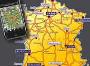 carte routière interactive avec l'iPhone...