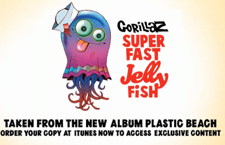 Gorillaz feat. Gruff Rhys & De La Soul: Superfast Jellyfish...