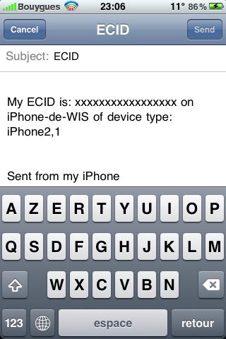 [TUTO] Sauvegarder facilement son ECID !