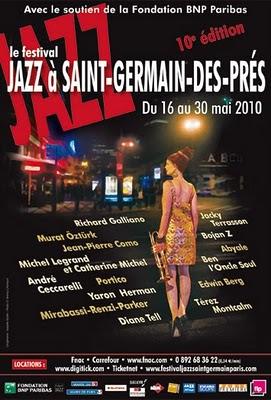 Jazz à St Germain des prés. 16-30 Mai
