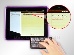 Slim Bluetooth Keyboard pour iPhone/iTouch et iPad