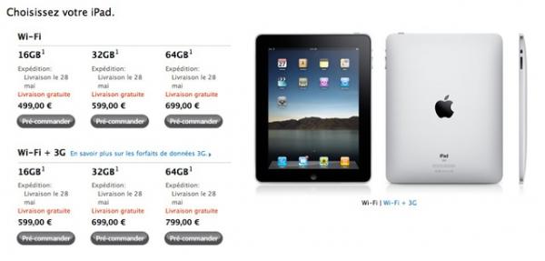 ipad  iPad, les précommandes sont lancées