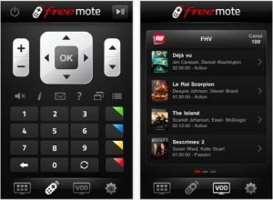 Freemote : l’iPhone en télécommande Freebox