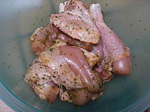 TAJINE AUX CITRONS CONFITS OU POULET M'CHERMEL CIMG3795