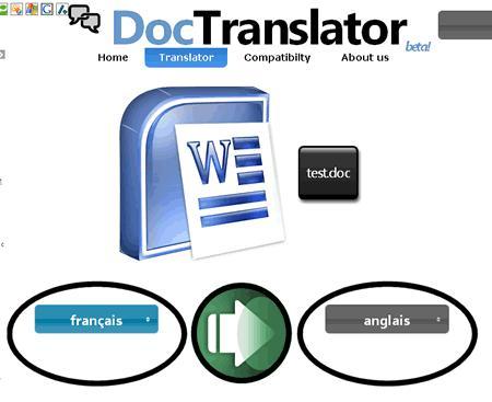 Traduction en ligne de documents Office