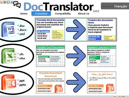 Traduction en ligne de documents Office