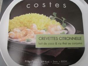 Crevettes Citronnelle Costes