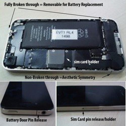 Apple - iPhone - 4G - batterie amovible