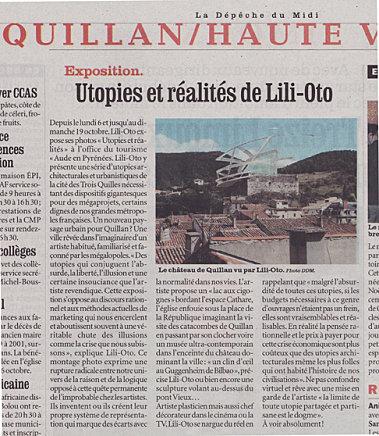 Utopies et réalités exposition photo lili-oto, Languedoc roussillon