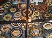 Mosaiques vitraux papillons