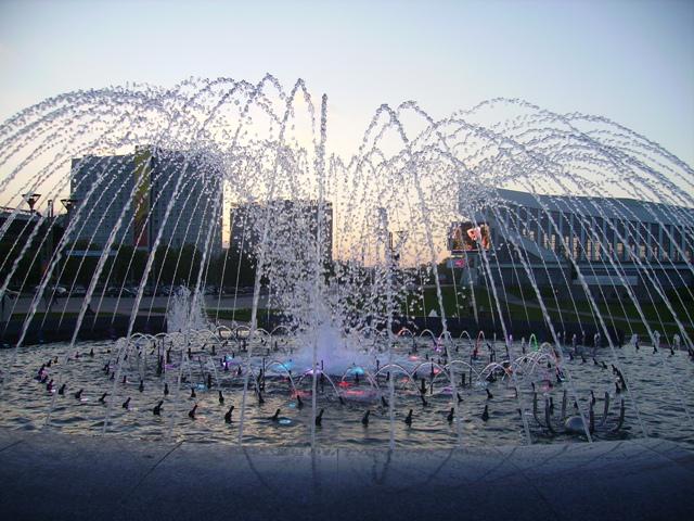 fontaine à  Minsk, photo Julie Novik