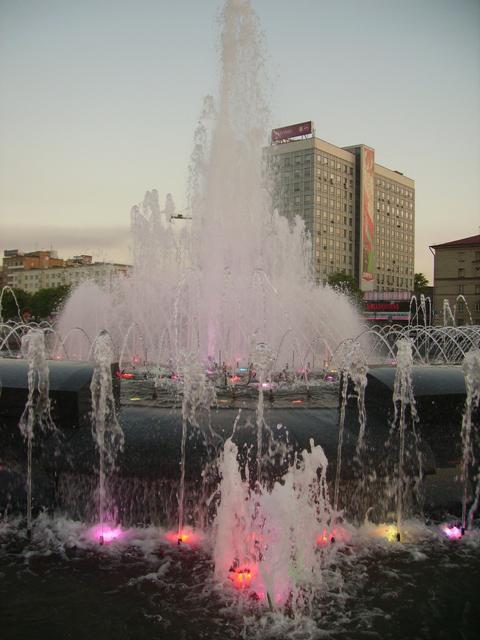 fontaine à  Minsk, photo Julie Novik
