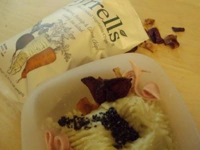 Purée de pommes de terre au fenouil et sésame noir