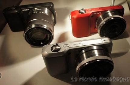 Présentation des Sony NEX-3 et NEX-5 : Des compacts avec capteur de reflex
