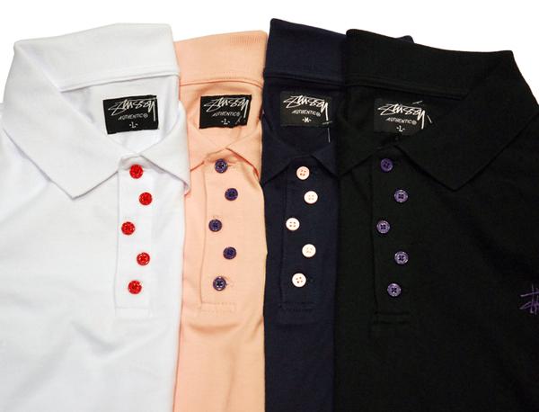 STUSSY – S/S 2010 COLLECTION – CRAZY BUTTON POLO