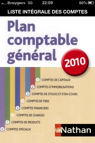 [News : Apps:] Plan comptable général 2010 Nathan