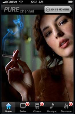 Festival de Cannes sur Pure Channel et sur iPhone