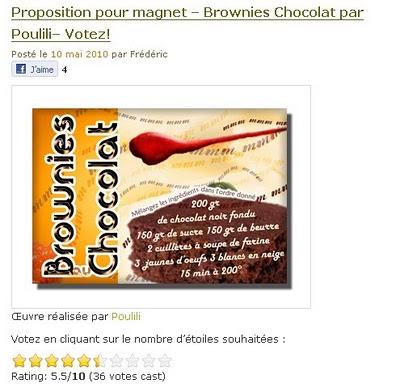 .: Recette de Brownies poulilienne :. ©