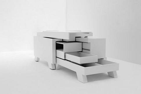 Un meuble de rangement modulaire de Martin Sämmer