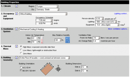 Logiciel - simulation thermique / énergétique d'un bâtiment - MIT