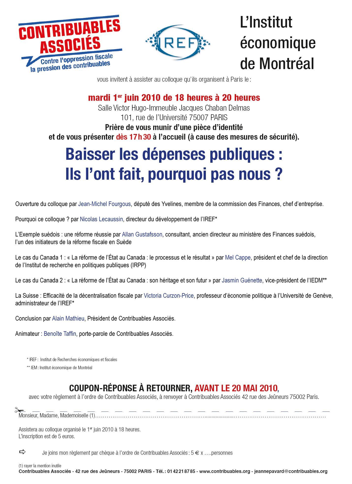 Baisser les dépenses publiques : ils l'ont fait, pourquoi pas nous ?