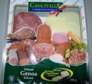 Casa Italia Genoa Salami avec fromage Provolone (tranché) 200  gramme COMBO PACK