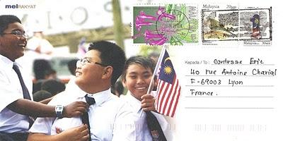 Lettres + Aérogramme de Malaisie