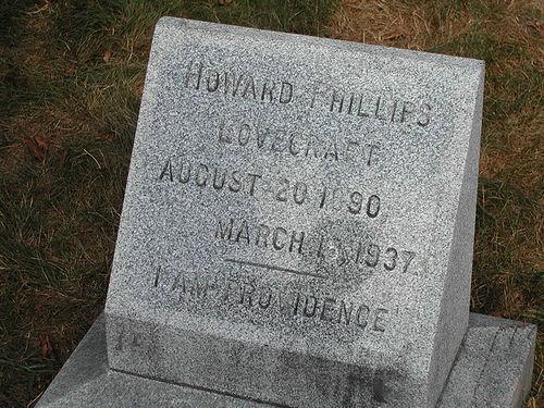 H.P. Lovecraft's grave
