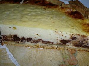 tarte fromageb poires choco nad