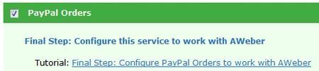 Comment vendre ses produits via Aweber– Partie 2 aweber paypal