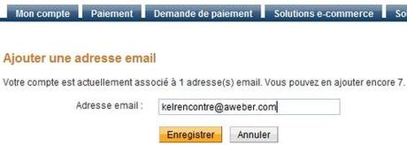 Comment vendre ses produits via Aweber– Partie 2 paypal ajouter