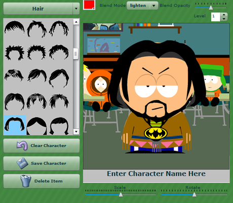 south-park south park Créer votre personnage de South Park (Application Facebook)