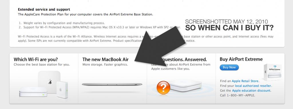 Mise à jour du MacBook Air en approche ?