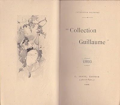 Catalogue de la Collection Guillaume, 1893