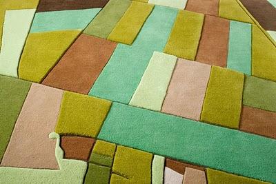 Des tapis vue du ciel
