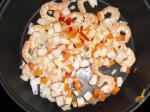Tagliatelles de courgettes avec ses crevettes et surimis – de Nouschka