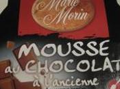 Mousse chocolat Marie Morin