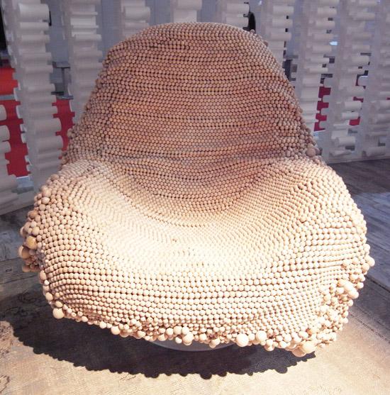Wood chair - par Front design pour Moroso - 2