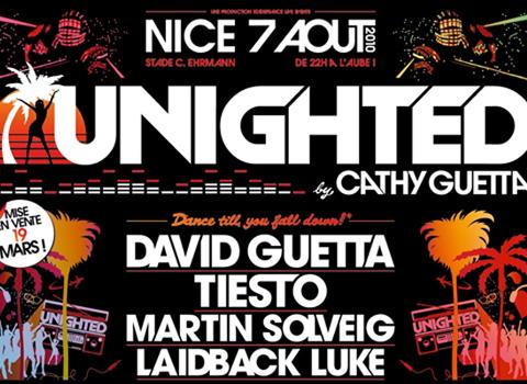 David Guetta ... la soirée Unighted 2010 ... à Nice le 7 août 2010
