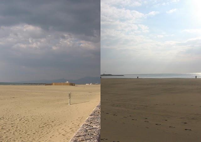 entre le bleu et le gris