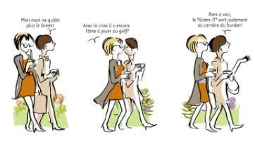 Humour - bande dessinée - Le Green IT vu par les épouses d'informaticiens et de geek