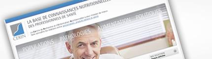 cerin.org : la base de connaissances nutritionnelles des professionnels de santé